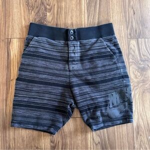 Nike Black and Gray Athletic Shorts Performance
